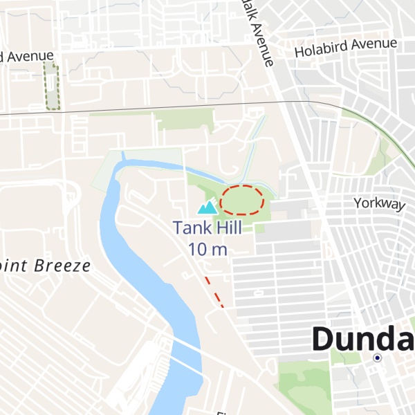 Map of Tank Hill