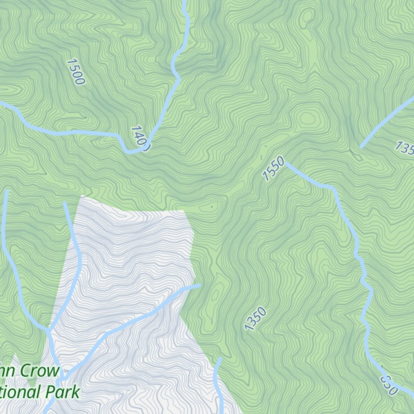 Map of Stoddards Peak