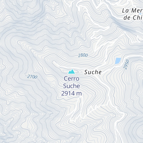 Map of Cerro Suche