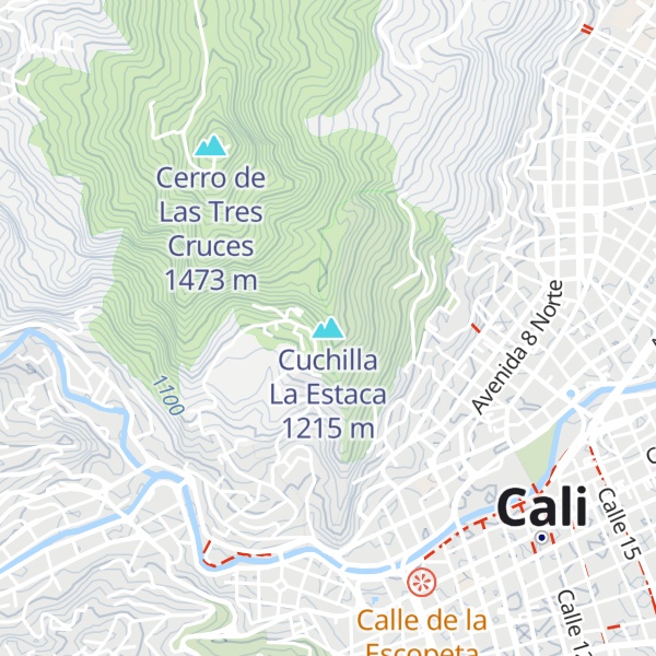 Map of Cuchilla La Estaca