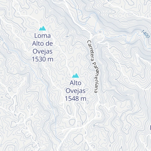 Map of Alto Ovejas