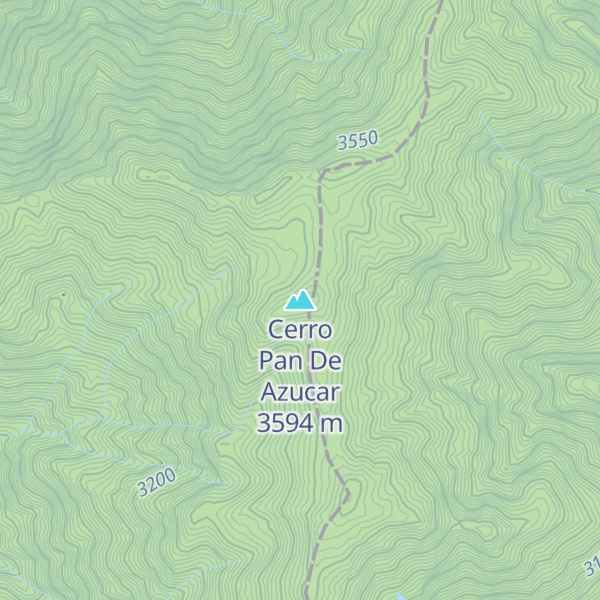 Map of Cerro Pan De Azucar