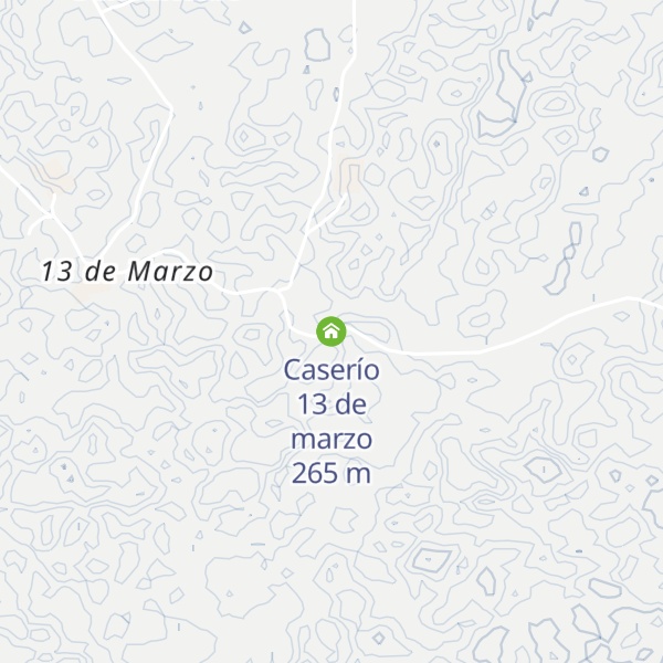 Map of Caserío 13 de marzo