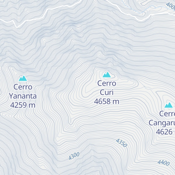 Map of Cerro Shirapampa