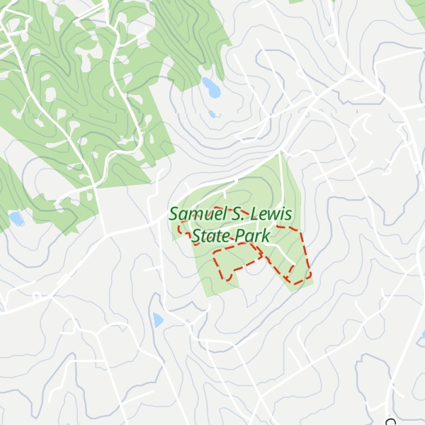Map of Mount Pisgah