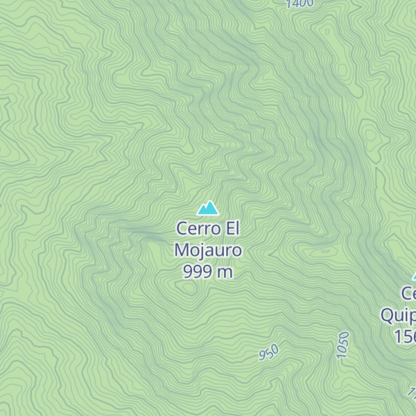 Map of Cerro El Mojauro