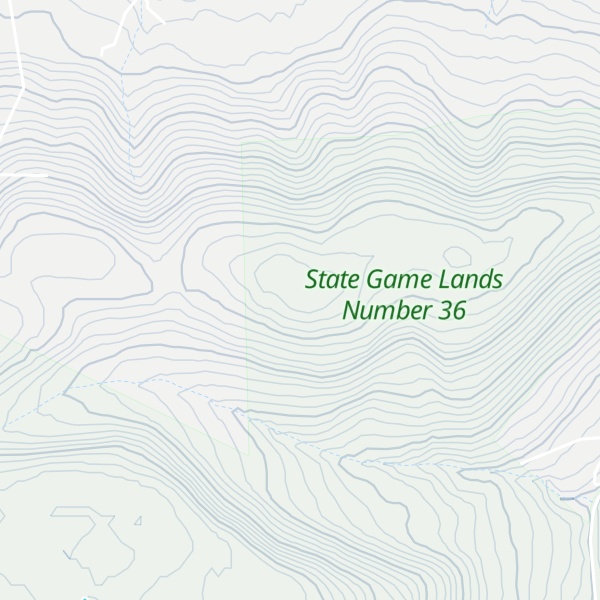 Map of Naglee Mountain