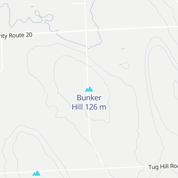 Map of Bunker Hill