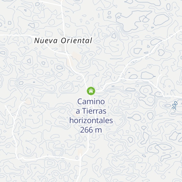 Map of Camino a Tierras horizontales