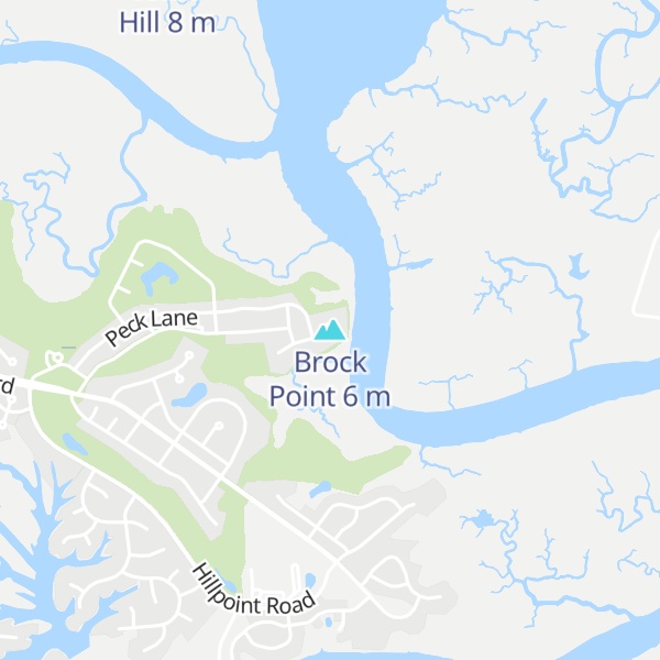 Map of Brock Point
