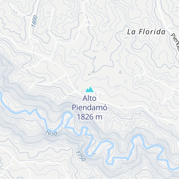 Map of Alto Piendamó