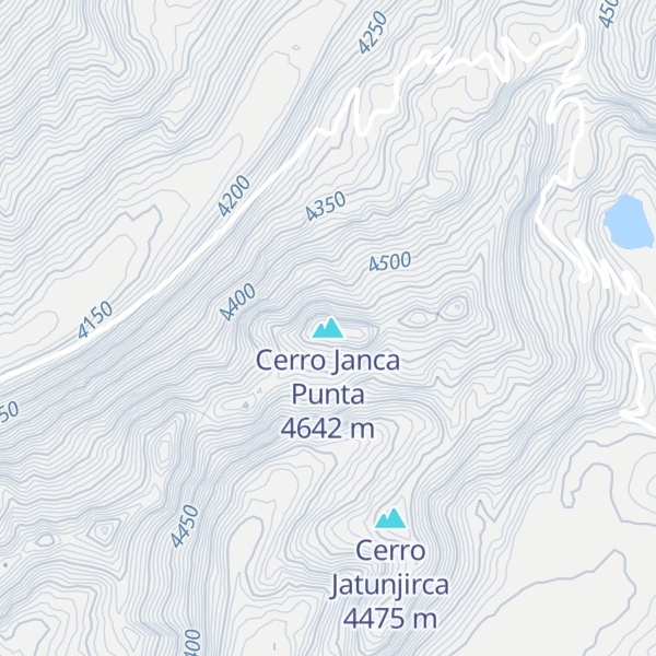 Map of Cerro Janca Punta