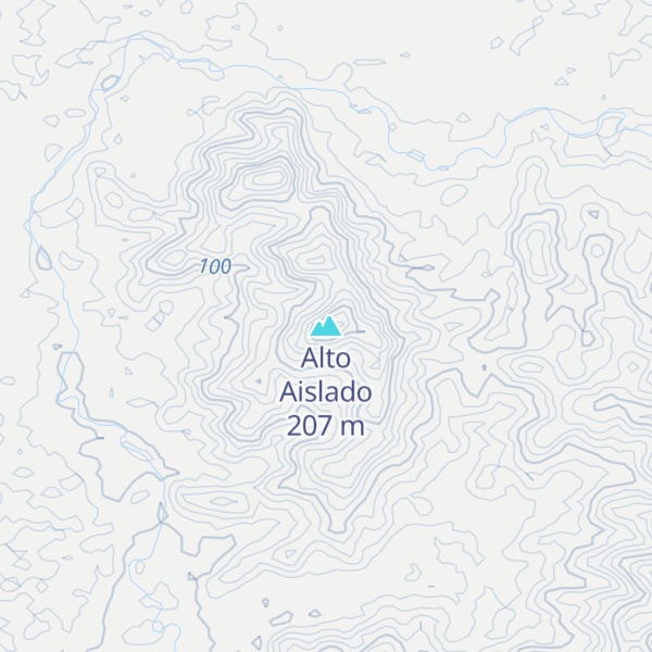 Map of Alto Aislado