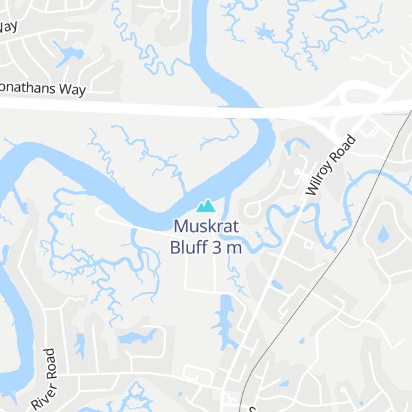 Map of Muskrat Bluff