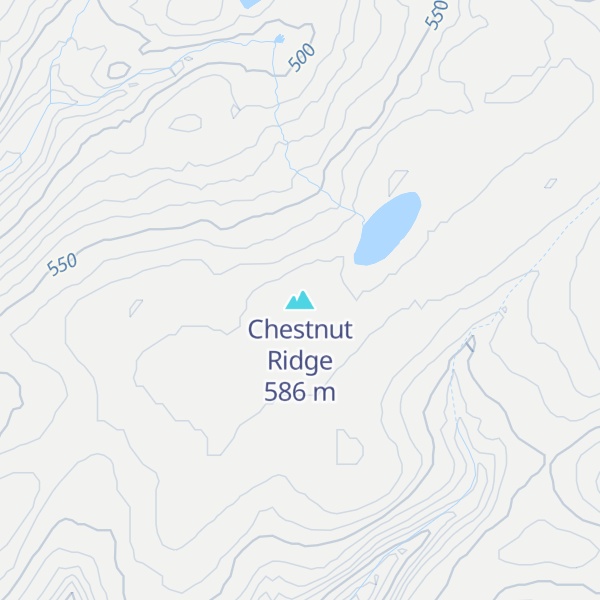Map of Chestnut Ridge