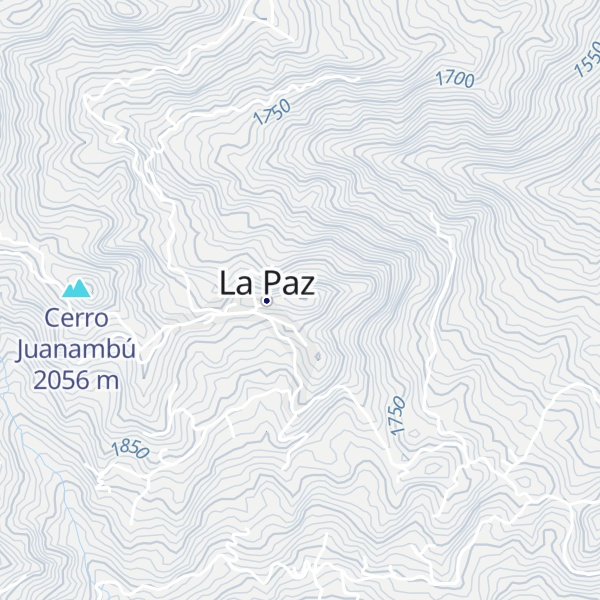 Map of Filo La Paz