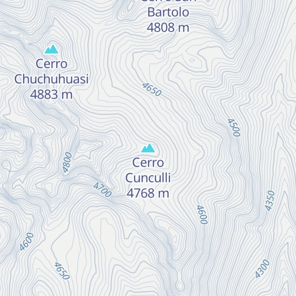 Map of Cerro Cunculli