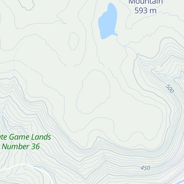 Map of Cash Mountain