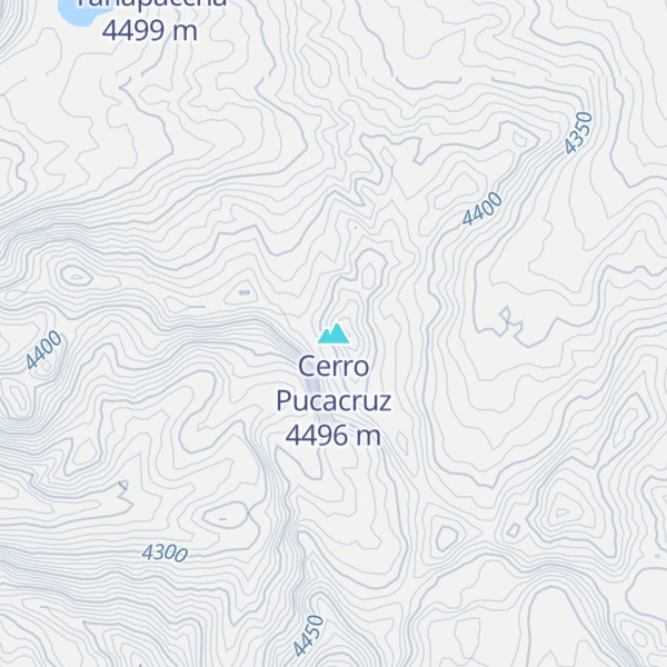 Map of Cerro Pucacruz