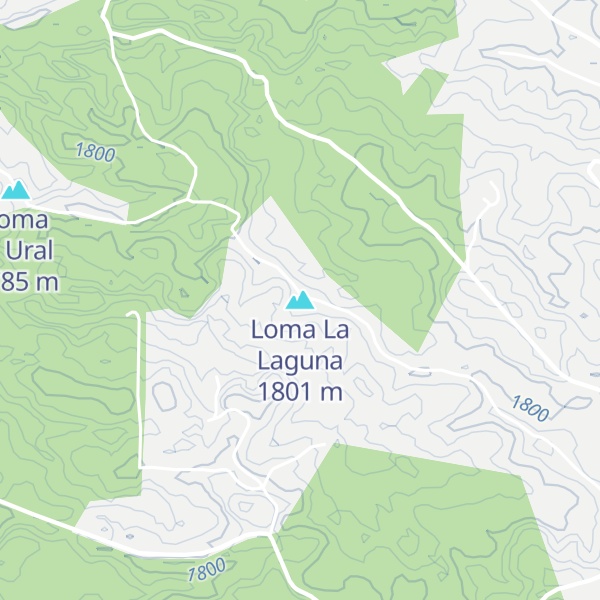 Map of Loma La Laguna