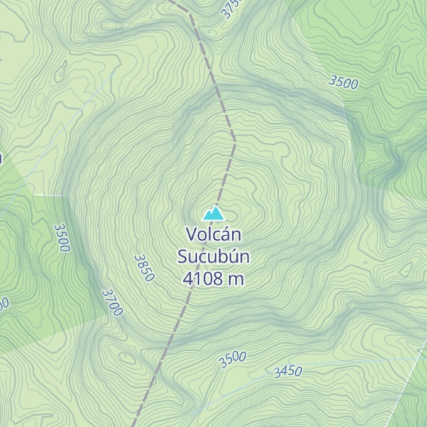 Map of Volcán Sucubún
