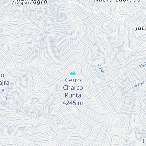 Map of Cerro Charco Punta