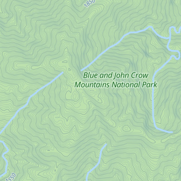 Map of East Peak