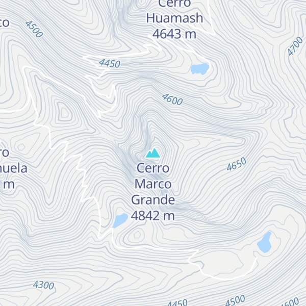 Map of Cerro Marco Grande
