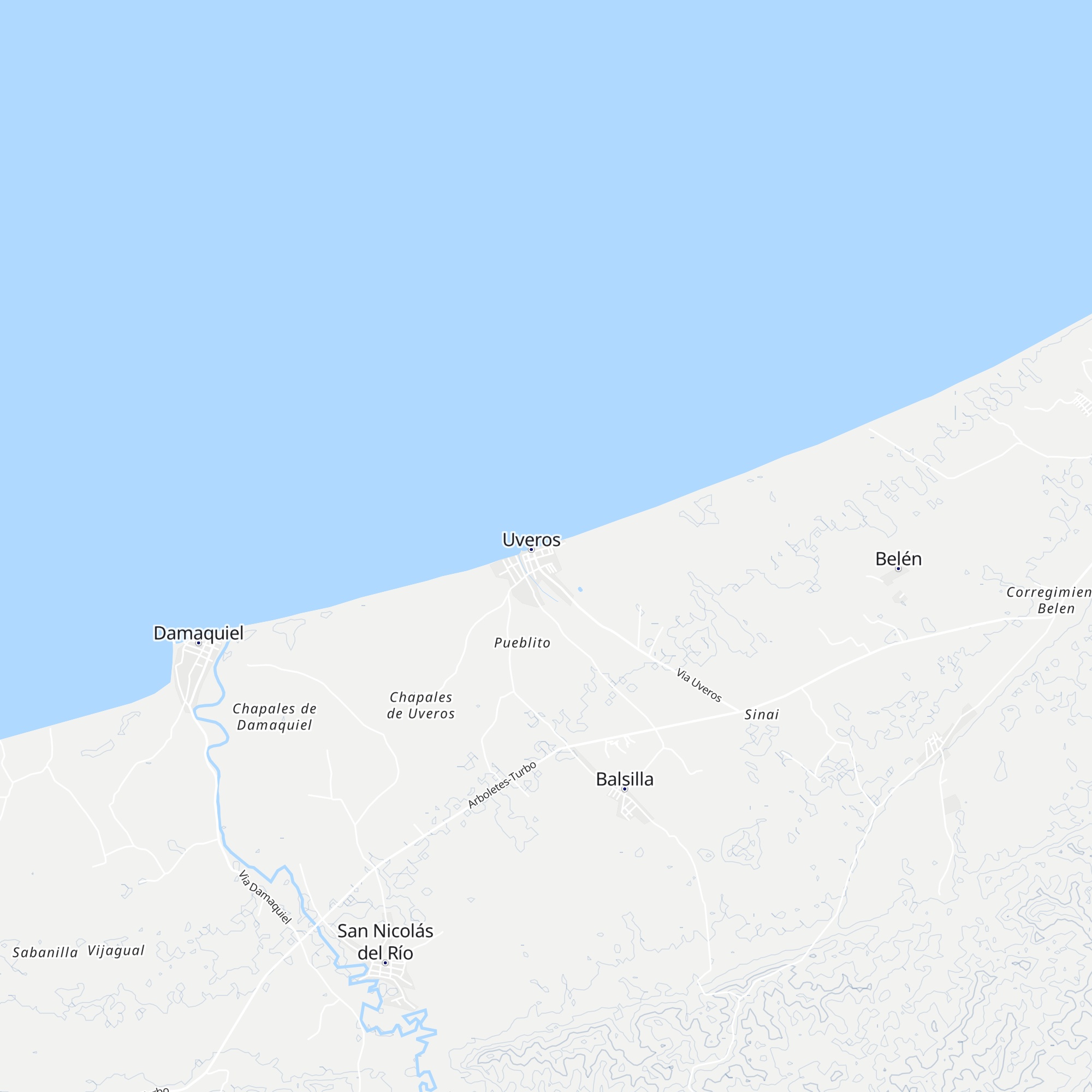 Cabañas del Pirata map