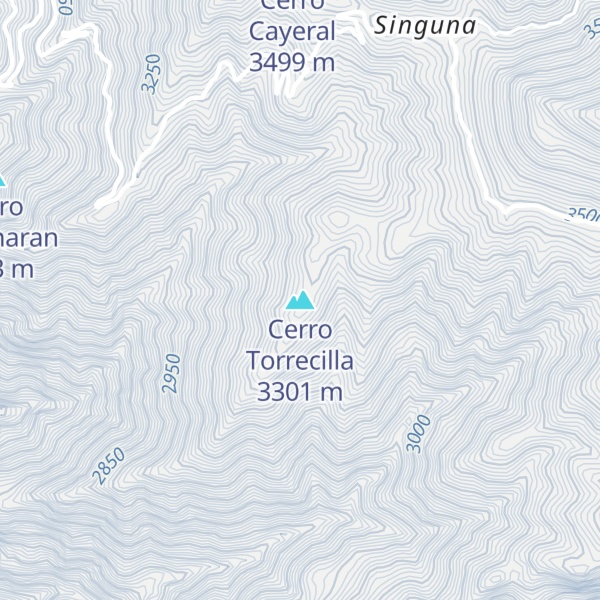 Map of Cerro Torrecilla