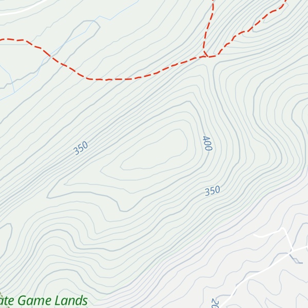 Map of Second Mtn