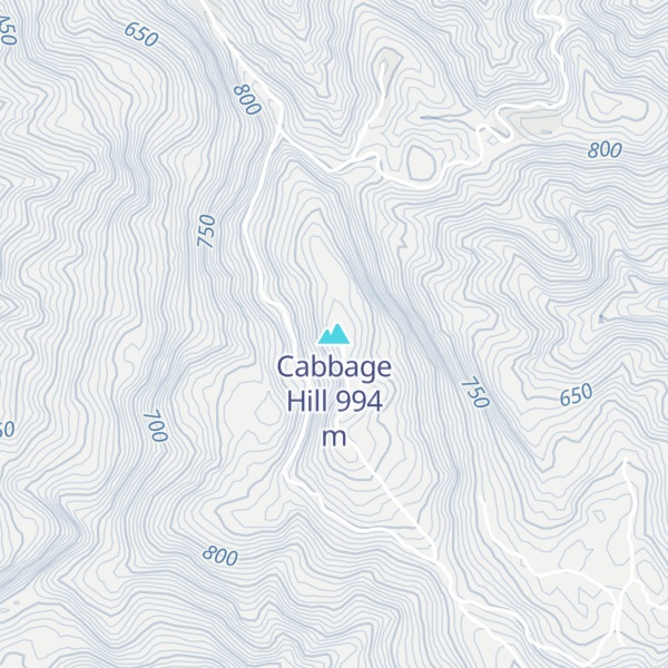 Map of Cabbage Hill