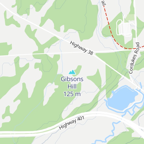 Map of Gibsons Hill