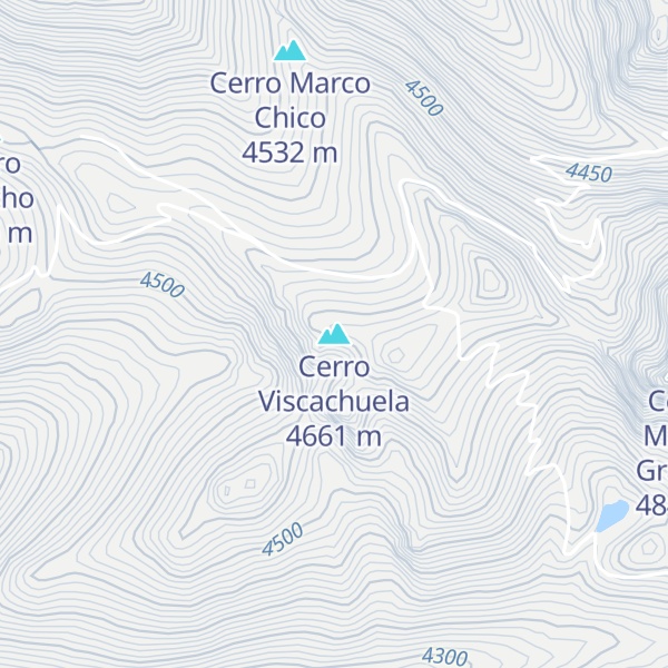 Map of Cerro Viscachuela