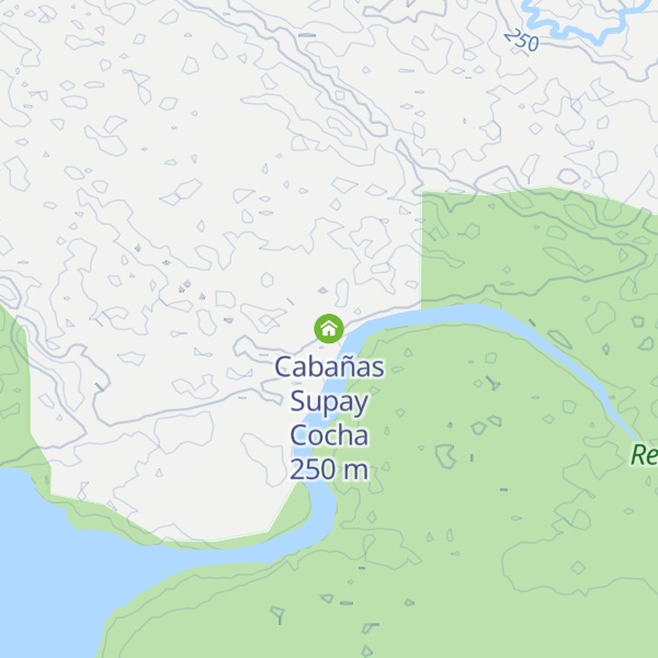 Map of Cabañas Supay Cocha