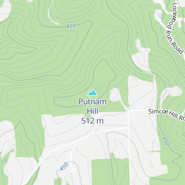 Map of Putnam Hill