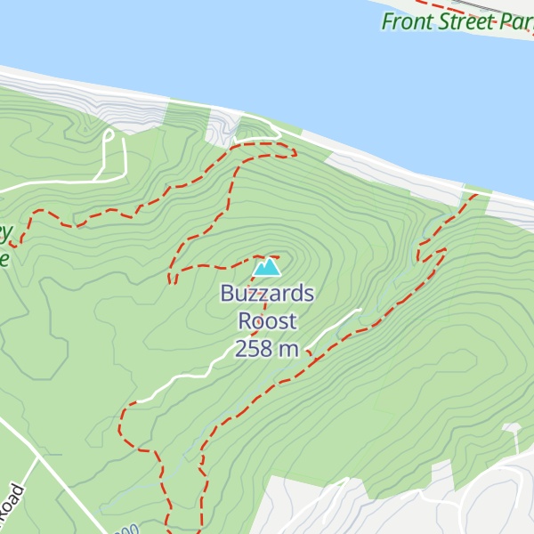 Map of Buzzards Roost