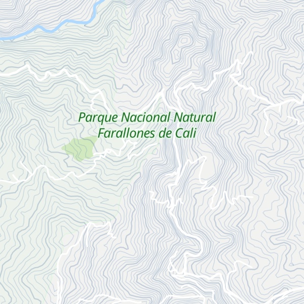 Map of Cerro Yanaconas