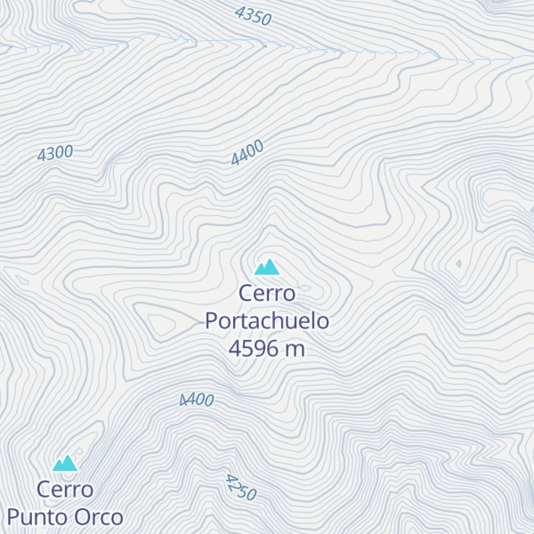 Map of Cerro Portachuelo
