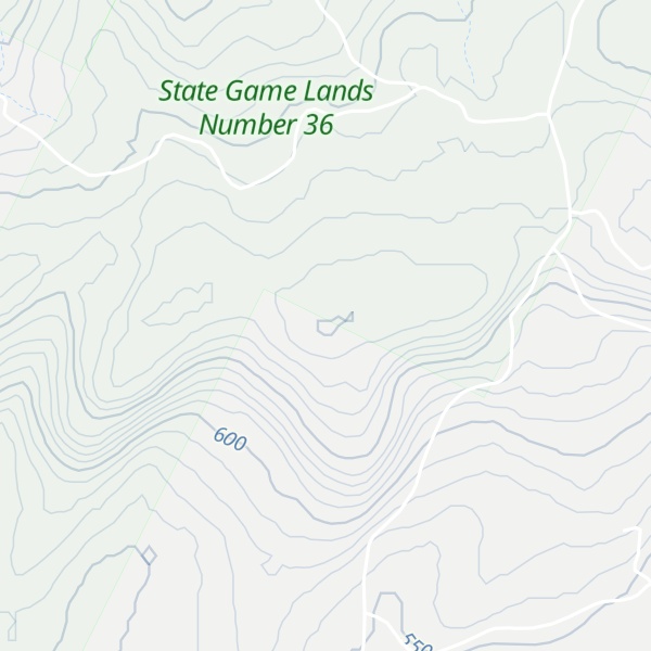 Map of Cahill Mountain