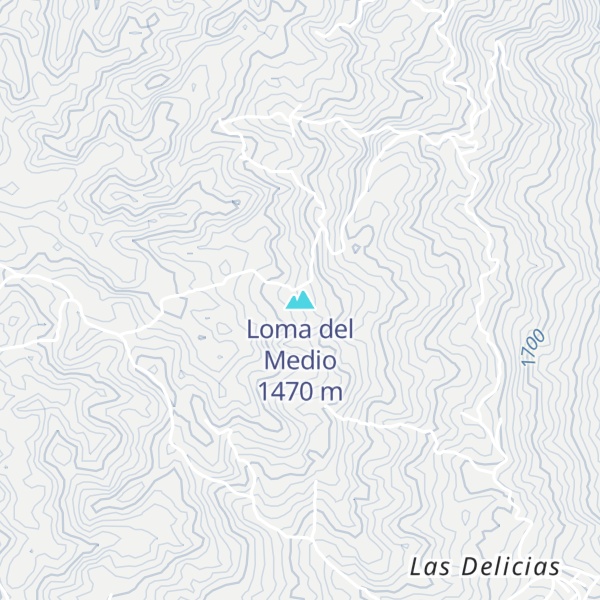 Map of Loma del Medio