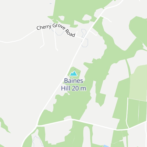 Map of Baines Hill