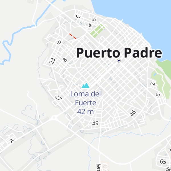 Map of Loma del Fuerte