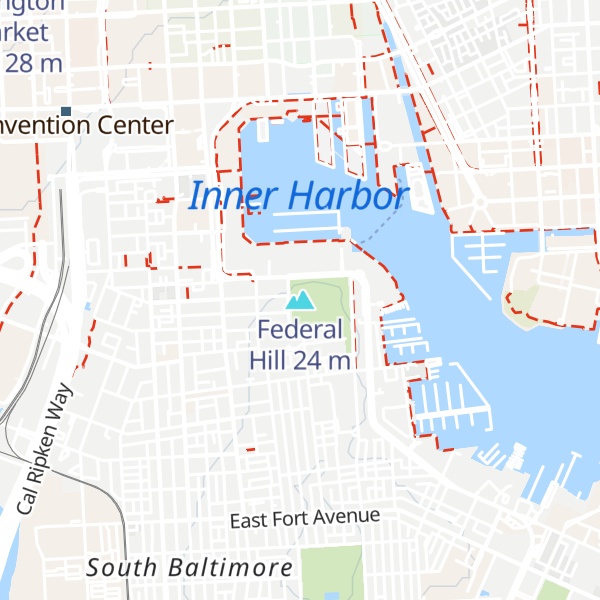 Map of Federal Hill