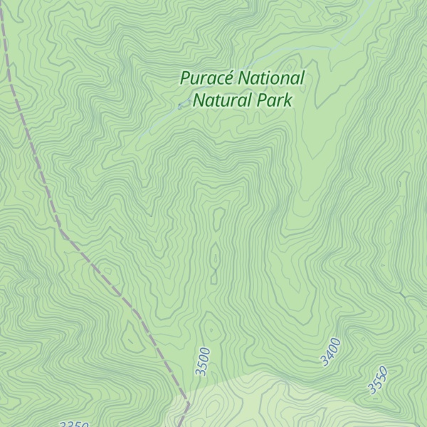 Map of Cerro El Narigón