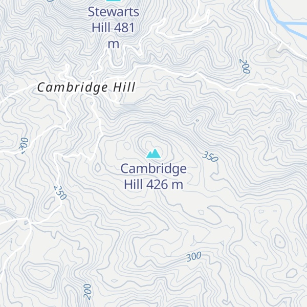 Map of Cambridge Hill