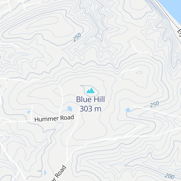 Map of Blue Hill