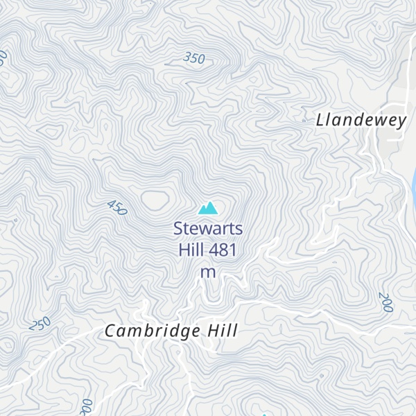 Map of Stewarts Hill