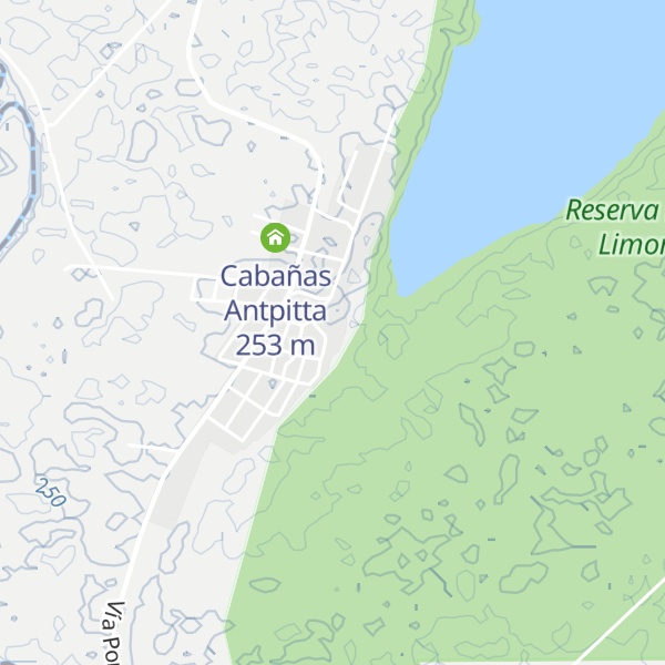 Map of Cabañas Tucán