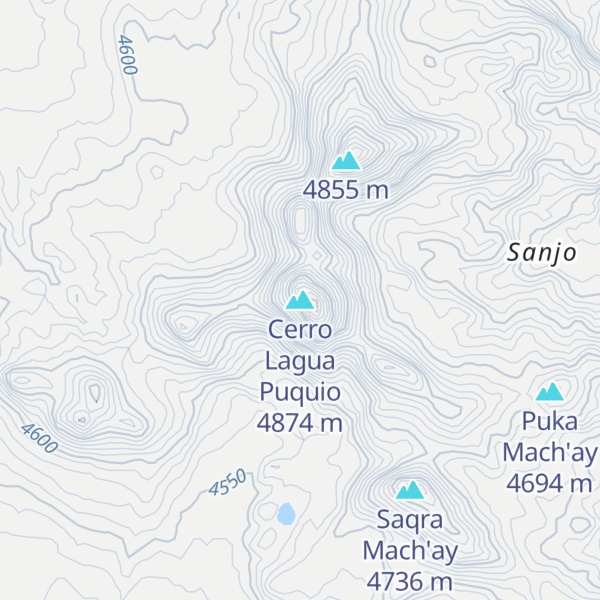 Map of Cerro Lagua Puquio